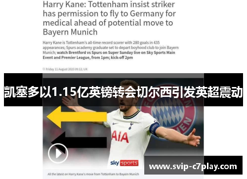 凯塞多以1.15亿英镑转会切尔西引发英超震动 凯塞多以1.15亿英镑转会切尔西引发英超震动